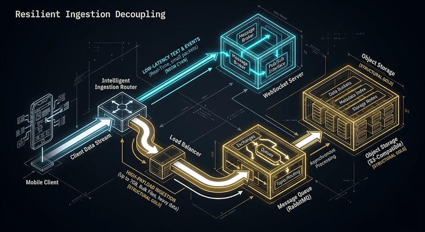 Architecting Resilient Ingestion: Decoupling High-Payload Data from Real-Time Streams